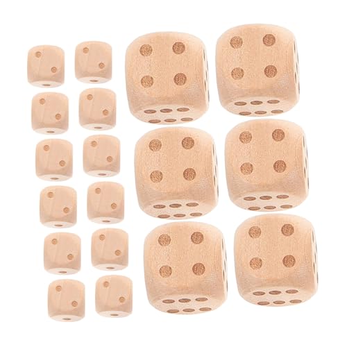 TOYANDONA 20 Stück für schmucklos einseitig d6 Mini sechs hölzern TOYANDONA 20 Stück für schmucklos einseitig d6 Mini sechs hölzern von TOYANDONA