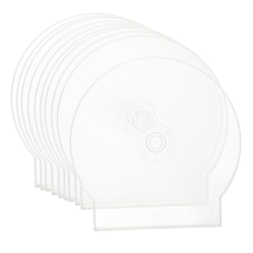 TOYANDONA 20 Stück -hülle Einzelscheibenspeicher Muschelschalenscheibenhalter Clam-Shell-DVD-hülle Muschelschalen -einzelscheibenhalter DVD-schutzhülle DVD-Jewel-case Plastik Transparent von TOYANDONA