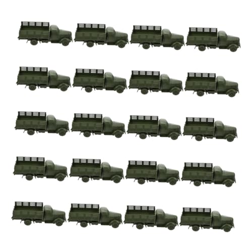 TOYANDONA 20 Stücke LKW Modell Sand Tisch Realistische Szene LKW Pädagogisches Simulation Auto Party Favor von TOYANDONA