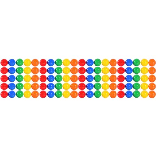TOYANDONA 200 STK Lotteriekugel Kinder Mini-Spielzeug Spielbälle tischtennisplatten Tischtennis bälle Farbige Mehrzweckbälle Tombola-Bälle tragbar mit dem Ball Nahtlose Kugel Spielset von TOYANDONA