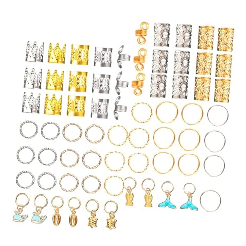 TOYANDONA 200 Stück Dreadlock Haarschmuck aus Legierung Flechtringe mit Perlen Vielseitige Zopfschmuck Accessoires für Damen für Dreadlocks Zöpfe und Haarverlängerungen Modische TOYANDONA 200 Stück Dreadlock Haarschmuck aus Legierung Flechtringe mit Perlen Vielseitige Zopfschmuck Accessoires für Damen für Dreadlocks Zöpfe und Haarverlängerungen Modische von TOYANDONA