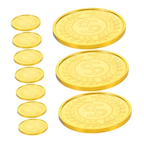 TOYANDONA 200 Stück Goldene Piratenmünzen aus Kunststoff Realistische Spielmünzen für Schatzkisten Piraten Partyartikel für Rollenspiele Brettspiele und Klassenzimmer Belohnungen TOYANDONA 200 Stück Goldene Piratenmünzen aus Kunststoff Realistische Spielmünzen für Schatzkisten Piraten Partyartikel für Rollenspiele Brettspiele und Klassenzimmer Belohnungen von TOYANDONA