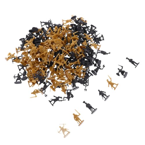 TOYANDONA 200 Stück Soldatenmodellspielzeug kleine Soldatenmodelle Spielzeugsoldatenfiguren Mini-Soldatenfiguren Mikro-Landschaftsdekore kleine Leute Handwerk Personenfigur Plastik von TOYANDONA