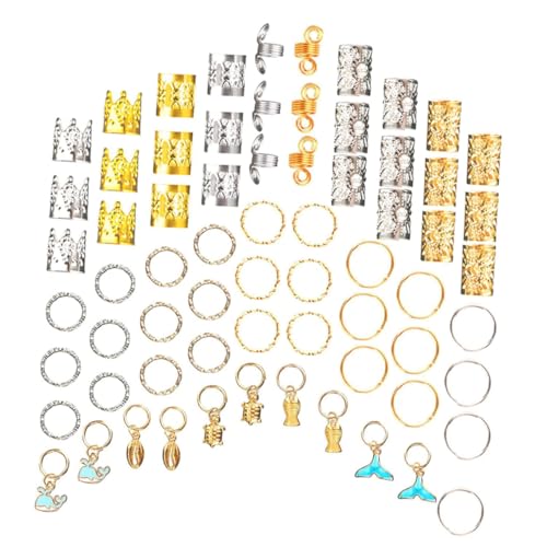 TOYANDONA 200 Stück Teiliges Dreadlock Ringe mit Perlen Leichte Flexible Haarring Charms für Zöpfe und Rastazöpfe Einfaches Anbringen Vielseitig für Partys Fotos Braut und Alltag Geeignet TOYANDONA 200 Stück Teiliges Dreadlock Ringe mit Perlen Leichte Flexible Haarring Charms für Zöpfe und Rastazöpfe Einfaches Anbringen Vielseitig für Partys Fotos Braut und Alltag Geeignet von TOYANDONA