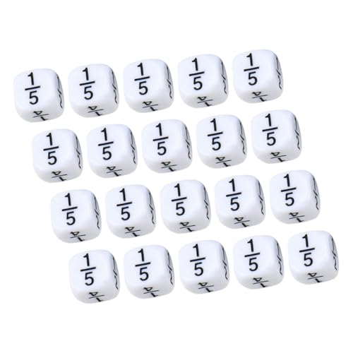 TOYANDONA 20 Stücke Bruchteil Würfel Lernen Set Mathematik Lehrspielzeug En Würfel Mathematik Spiele Tragbare Würfel TOYANDONA 20 Stücke Bruchteil Würfel Lernen Set Mathematik Lehrspielzeug En Würfel Mathematik Spiele Tragbare Würfel von TOYANDONA