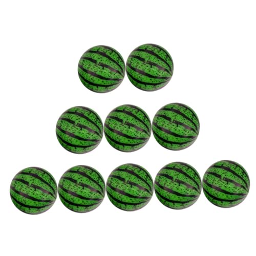 TOYANDONA 20St Hüpfender Ball Pool Toys for hühner Outdoor kinderknallzeug draußen Springender Ball der Wassermelone Ballspielzeug Plastik Green TOYANDONA 20St Hüpfender Ball Pool Toys for hühner Outdoor kinderknallzeug draußen Springender Ball der Wassermelone Ballspielzeug Plastik Green von TOYANDONA