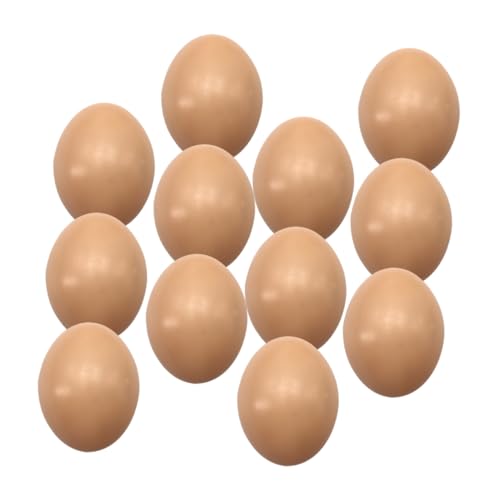 TOYANDONA Eier Eggmazing Ostern Thema Korb Dekorative 20 Stücke Gefälschte Hühnerstall Eier von TOYANDONA