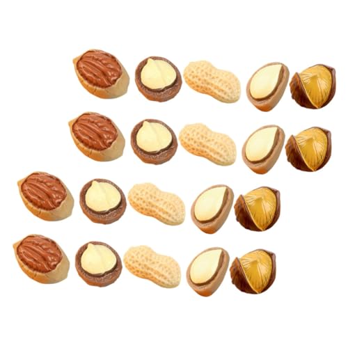 TOYANDONA Machen Es Mini Lebensmittel Miniatur Nüsse Harz Walnuss Erdnuss Pistazie Modelle Für TOYANDONA Machen Es Mini Lebensmittel Miniatur Nüsse Harz Walnuss Erdnuss Pistazie Modelle Für von TOYANDONA