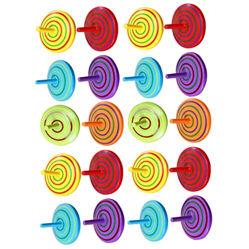 TOYANDONA 20St hölzerner Kreisel holzspielzeug Funny Toys Educational Toys Kinderspielzeug mit rotierendem Oberteil spielzeuge Holzkreisel Kreiselspielzeug aus Holz TOYANDONA 20St hölzerner Kreisel holzspielzeug Funny Toys Educational Toys Kinderspielzeug mit rotierendem Oberteil spielzeuge Holzkreisel Kreiselspielzeug aus Holz von TOYANDONA