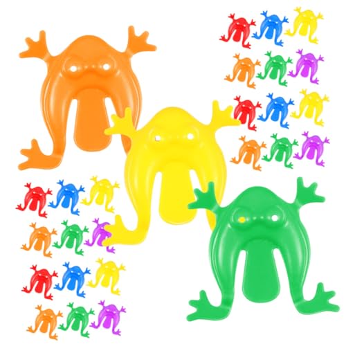 TOYANDONA 20St kreatives Neuheit Frösche kleine springen interaktives Interactive Toys Fun Toy Pressspielzeug Froschspielzeug aus Plastik TOYANDONA 20St kreatives Neuheit Frösche kleine springen interaktives Interactive Toys Fun Toy Pressspielzeug Froschspielzeug aus Plastik von TOYANDONA