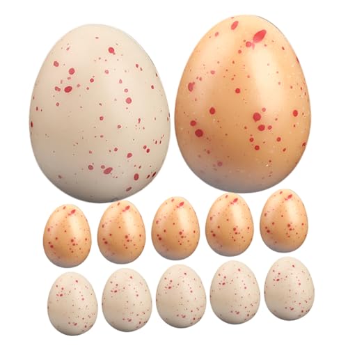 TOYANDONA 20Stücke Künstliche Vogeleier Gesprenkelte Eier für DIY Frühlings und Osterdekorationen Vasenfüller Realistische Nachbildung von Hühnereiern Bastelidee TOYANDONA 20Stücke Künstliche Vogeleier Gesprenkelte Eier für DIY Frühlings und Osterdekorationen Vasenfüller Realistische Nachbildung von Hühnereiern Bastelidee von TOYANDONA