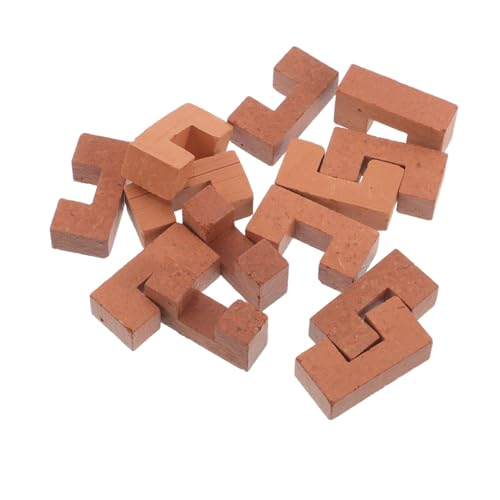 TOYANDONA 20Stücke Miniaturziegel für DIY Puppenhaus und Realistische Bausteine für Kreative Bauprojekte Zubehör für Architekturmodelle TOYANDONA 20Stücke Miniaturziegel für DIY Puppenhaus und Realistische Bausteine für Kreative Bauprojekte Zubehör für Architekturmodelle von TOYANDONA
