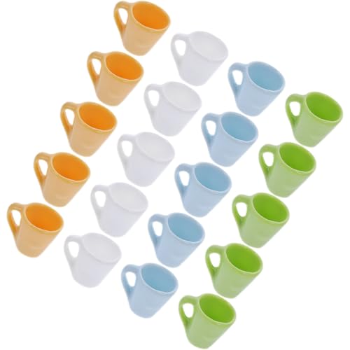TOYANDONA 20 Stücke Miniatur Miniatur Kaffee Becher Für Puppenhaus Decor Tiny Tassen Für Pretend Spielen TOYANDONA 20 Stücke Miniatur Miniatur Kaffee Becher Für Puppenhaus Decor Tiny Tassen Für Pretend Spielen von TOYANDONA