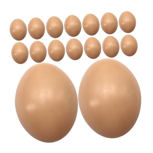 TOYANDONA 20pcs Imitation Gefälschter Eier Gefälschtes Hühnerei Faux Eier Gefälschtes Ei Künstliche Hühnereier Gefälschte Eier Für Hühner Eierbecher Graffiti-Eier Für Pp Khaki TOYANDONA 20pcs Imitation Gefälschter Eier Gefälschtes Hühnerei Faux Eier Gefälschtes Ei Künstliche Hühnereier Gefälschte Eier Für Hühner Eierbecher Graffiti-Eier Für Pp Khaki von TOYANDONA