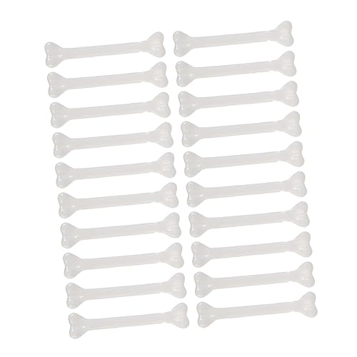 TOYANDONA 20st Halloween-Requisiten Falsche Knochen Skelett- Halloween -Party -Dekorationen Gefälschte Skelette Halloween-Skelette Halloween-Knochen Halloween-Party-Tisch Plastik Weiß von TOYANDONA