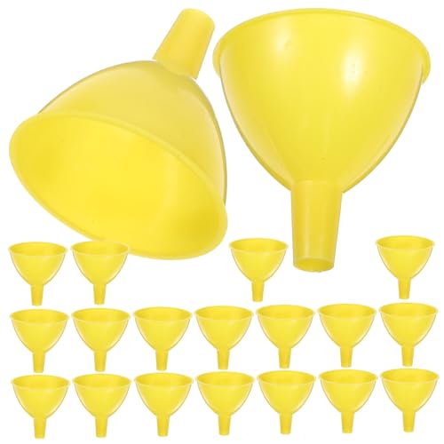 TOYANDONA Kunststoff-labortrichter 20-teiliges Mini-Trichter-Set Trichter Zum Befüllen Von Flaschen für Anwendungen von TOYANDONA