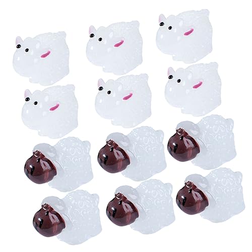 TOYANDONA Harz Mini Tier Schaf Figurine Set 20 Stücke Mini Schafe Für Nachtlicht Garten Decor TOYANDONA Harz Mini Tier Schaf Figurine Set 20 Stücke Mini Schafe Für Nachtlicht Garten Decor von TOYANDONA