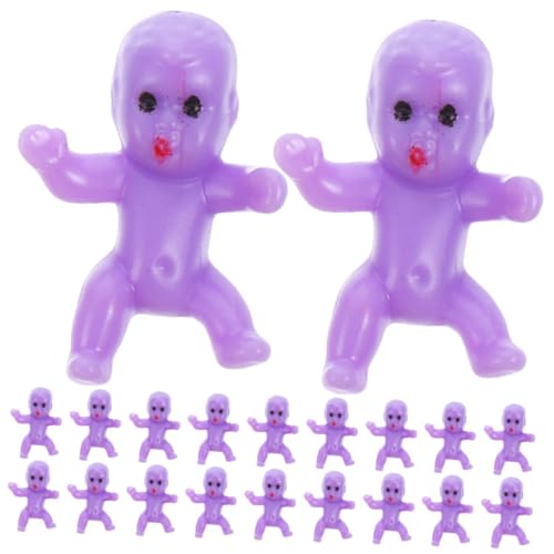 TOYANDONA Neugeborenen Dusche Entzückende Mini Kunststoff Babys Baby Dekorationen für Party TOYANDONA Neugeborenen Dusche Entzückende Mini Kunststoff Babys Baby Dekorationen für Party von TOYANDONA