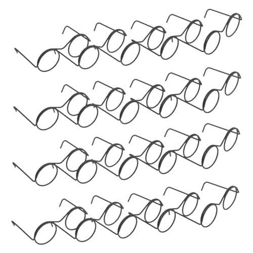 TOYANDONA Mini-Brillen Mit Metalldrahtrand Für Puppen 20 Stück Zum Verkleiden Robuste Bauweise Für Bastelprojekte TOYANDONA Mini-Brillen Mit Metalldrahtrand Für Puppen 20 Stück Zum Verkleiden Robuste Bauweise Für Bastelprojekte von TOYANDONA