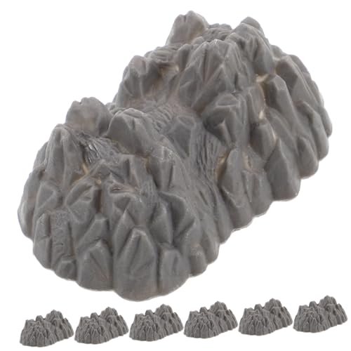 TOYANDONA 20st Rockspielzeug Miniatur-steingarten Gartenzubehör Simulierter Bergdekor Bergmodell Mikro-landschaftsschmuck Miniatur-Bonsai-steingarten Home-Desktop- Dark Grey Plastik TOYANDONA 20st Rockspielzeug Miniatur-steingarten Gartenzubehör Simulierter Bergdekor Bergmodell Mikro-landschaftsschmuck Miniatur-Bonsai-steingarten Home-Desktop- Dark Grey Plastik von TOYANDONA