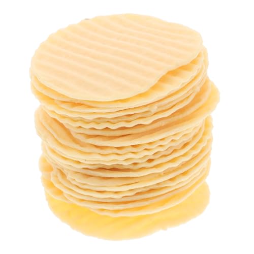 TOYANDONA Realistische Simulation Kartoffelmodell 20 Stück Kartoffelchips Lebensmittel Requisiten Faux Fast Food Requisiten Für Die Küche Display TOYANDONA Realistische Simulation Kartoffelmodell 20 Stück Kartoffelchips Lebensmittel Requisiten Faux Fast Food Requisiten Für Die Küche Display von TOYANDONA