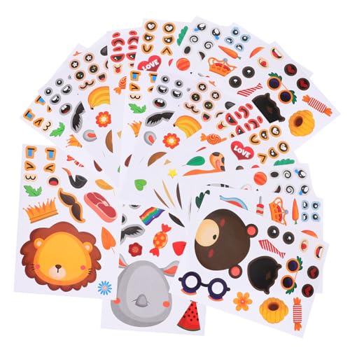 TOYANDONA 24 Blatt Belohnungsaufkleber Tieraufkleber DIY Cartoon Sticker Motivationsaufkleber für Lehrer Geschenkverpackung und Verhaltenstraining TOYANDONA 24 Blatt Belohnungsaufkleber Tieraufkleber DIY Cartoon Sticker Motivationsaufkleber für Lehrer Geschenkverpackung und Verhaltenstraining von TOYANDONA