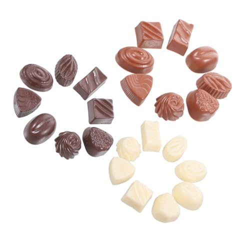 TOYANDONA 24 Stück Fake Dessert Requisiten für Fensterdekoration Simulation Schokolade für DIY Projekte und Tischdekoration TOYANDONA 24 Stück Fake Dessert Requisiten für Fensterdekoration Simulation Schokolade für DIY Projekte und Tischdekoration von TOYANDONA