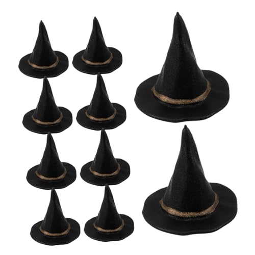 TOYANDONA 24 Stück Kleine Hüte für Diy Projekte Schwarze Mini Hüte zur Dekoration von Puppen für Halloween Feiern für Flaschen und Party Dekorationen TOYANDONA 24 Stück Kleine Hüte für Diy Projekte Schwarze Mini Hüte zur Dekoration von Puppen für Halloween Feiern für Flaschen und Party Dekorationen von TOYANDONA