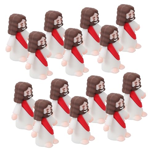 TOYANDONA 24 Stück Mini Jesus Figuren Mikro Landschaft Jesus Dekorationen Lustige Modelle für Zuhause Büro und Kaffeehäuser Hochwertige PVC Miniaturen zur Raumverschönerung TOYANDONA 24 Stück Mini Jesus Figuren Mikro Landschaft Jesus Dekorationen Lustige Modelle für Zuhause Büro und Kaffeehäuser Hochwertige PVC Miniaturen zur Raumverschönerung von TOYANDONA