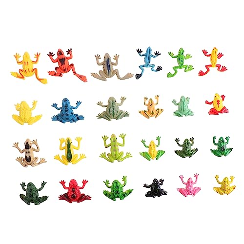 TOYANDONA 24 Stück Miniatur Frosch Modelle Realistische Frosch Figuren für DIY Dekorationen Wasserspielzeug und Garten Deko für Aquarien TOYANDONA 24 Stück Miniatur Frosch Modelle Realistische Frosch Figuren für DIY Dekorationen Wasserspielzeug und Garten Deko für Aquarien von TOYANDONA