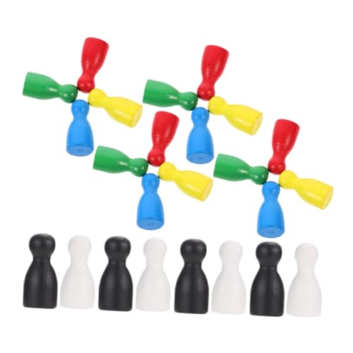 TOYANDONA 24 Stück Schachfiguren aus Holz schachcomputer Chess Board Game Ludo brettspiel Schach mit Shots Spielkomponente Schach für Brettspiel Schachbrett zubehör Spielmarken Spielzubehör TOYANDONA 24 Stück Schachfiguren aus Holz schachcomputer Chess Board Game Ludo brettspiel Schach mit Shots Spielkomponente Schach für Brettspiel Schachbrett zubehör Spielmarken Spielzubehör von TOYANDONA