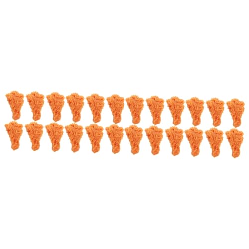 TOYANDONA 24 Stück Simulierte Gebratene Hähnchenschenkel Modelldekor Hähnchenkeulen Lebensechte Hähnchenschenkel Simulierte Hähnchenkeulen Gefälschte Hähnchenschenkel von TOYANDONA