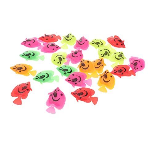 TOYANDONA 24 Stück Simulierter Plastikfisch Aquariendekoration Gefälschtes Aquarium Fischtankdekoration Fisch Miniatur Tropischer Fisch Zufällige Farbe von TOYANDONA