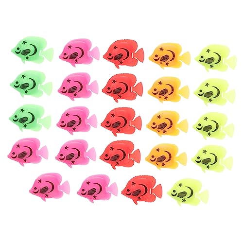 TOYANDONA 24 Stück Simulierter Plastikfisch gefälschtes Aquarium Fischtankdekoration Aquariendekoration tropischer Fisch Zufällige Farbe TOYANDONA 24 Stück Simulierter Plastikfisch gefälschtes Aquarium Fischtankdekoration Aquariendekoration tropischer Fisch Zufällige Farbe von TOYANDONA