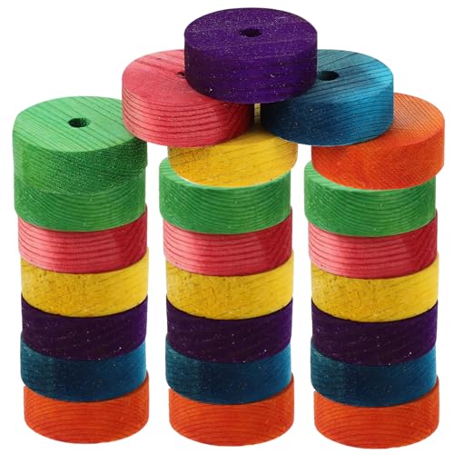 TOYANDONA 24 Stück Teiliges DIY Holzspielzeug autoreifen Bunte Handgefertigte Robuste Holzräder in Farben für Bastelspielzeug Kreativität und Feinmotorik TOYANDONA 24 Stück Teiliges DIY Holzspielzeug autoreifen Bunte Handgefertigte Robuste Holzräder in Farben für Bastelspielzeug Kreativität und Feinmotorik von TOYANDONA
