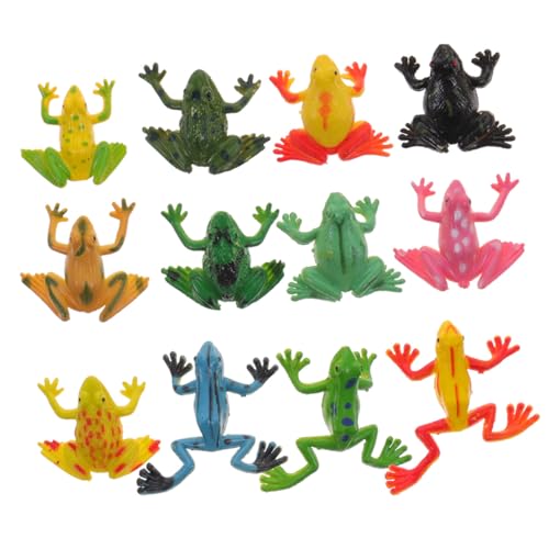TOYANDONA 24 Stück Teiliges Kleine Frosch Figuren für Realistische Froschmodelle Kreative Dekofiguren für Heim Lernspielzwecke TOYANDONA 24 Stück Teiliges Kleine Frosch Figuren für Realistische Froschmodelle Kreative Dekofiguren für Heim Lernspielzwecke von TOYANDONA