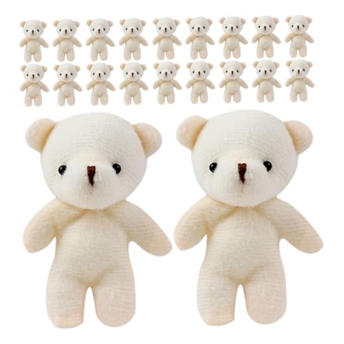 TOYANDONA 24 Stück Teiliges Mini Plüschbär Anhänger Niedlicher Kuscheltier Schlüsselanhänger Leichter Weicher Stoffbär für Rucksack Auto DIY Tragbares Accessoire TOYANDONA 24 Stück Teiliges Mini Plüschbär Anhänger Niedlicher Kuscheltier Schlüsselanhänger Leichter Weicher Stoffbär für Rucksack Auto DIY Tragbares Accessoire von TOYANDONA