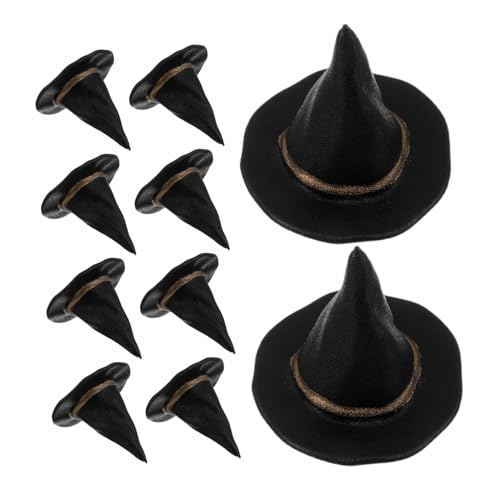 TOYANDONA 24 Stück Teiliges Mini Schwarze Hexenhüte für DIY Basteln Halloween Dekorationen Puppenhaus Flaschenaufsätze Party Zubehör TOYANDONA 24 Stück Teiliges Mini Schwarze Hexenhüte für DIY Basteln Halloween Dekorationen Puppenhaus Flaschenaufsätze Party Zubehör von TOYANDONA