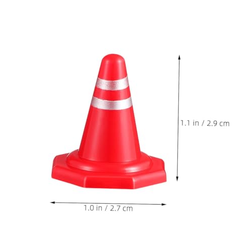 TOYANDONA 24 Stück Teiliges Mini Verkehrszeichen Spielzeugset aus Robustem PP Rote Mini Leitkegel für Realistische Verkehrszeichen für Indoor und Outdoor Spiel und Lernzwecke TOYANDONA 24 Stück Teiliges Mini Verkehrszeichen Spielzeugset aus Robustem PP Rote Mini Leitkegel für Realistische Verkehrszeichen für Indoor und Outdoor Spiel und Lernzwecke von TOYANDONA