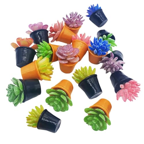 TOYANDONA 24 Stück Teiliges Miniatur Sukkulenten Künstlich Realistische Mini Pflanzen Figuren für Puppenhaus Deko Kreative Bastelideen Tischdeko ohne Pflege TOYANDONA 24 Stück Teiliges Miniatur Sukkulenten Künstlich Realistische Mini Pflanzen Figuren für Puppenhaus Deko Kreative Bastelideen Tischdeko ohne Pflege von TOYANDONA