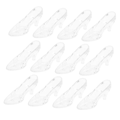 TOYANDONA 24 Stück Teiliges Transparente Kristallschuh Dekorationen Realistische Mini High Heels als Dekorativer Schreibtischschmuck Kreative Geschenkidee für Büro und Zuhause TOYANDONA 24 Stück Teiliges Transparente Kristallschuh Dekorationen Realistische Mini High Heels als Dekorativer Schreibtischschmuck Kreative Geschenkidee für Büro und Zuhause von TOYANDONA