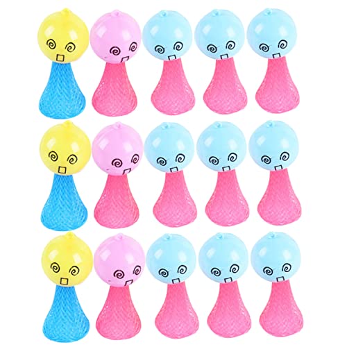 TOYANDONA 24 Stücke Bösewicht Auswurf Kunststoff Feder Kunststoff Springen Puppen Bounce Springen Puppen Für Feder Werfer Pädagogisches Pp von TOYANDONA