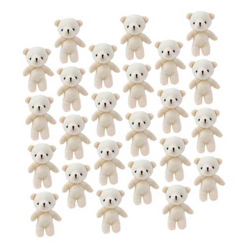 TOYANDONA 24St Bärenanhänger Mini-Teddybären Plüschbärenspielzeug Bären-Plüschanhänger Bär Puppe Schlüsselanhänger bär Spielzeug Schlüsselanhänger Mini-Bär- kleine Bären Stoff Weiß TOYANDONA 24St Bärenanhänger Mini-Teddybären Plüschbärenspielzeug Bären-Plüschanhänger Bär Puppe Schlüsselanhänger bär Spielzeug Schlüsselanhänger Mini-Bär- kleine Bären Stoff Weiß von TOYANDONA