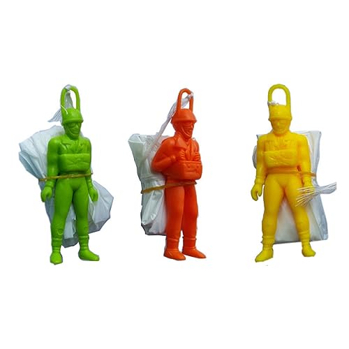 TOYANDONA 24stücke Hand-wurf-Fallschirm-Spielzeug Für Junge Mädchen Pädagogisches Outdoor-Spielzeug Mit Soldatenfiguren Stilen Für Jungen Und Mädchen Fördert von TOYANDONA