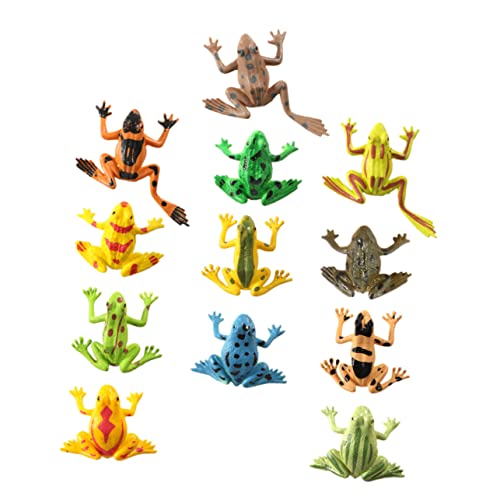 TOYANDONA 24Stücke Imitationsmodell Frosch Pädagogisches Tiermodell für Langlebig und Kreativ für Lernspiele und Deko TOYANDONA 24Stücke Imitationsmodell Frosch Pädagogisches Tiermodell für Langlebig und Kreativ für Lernspiele und Deko von TOYANDONA