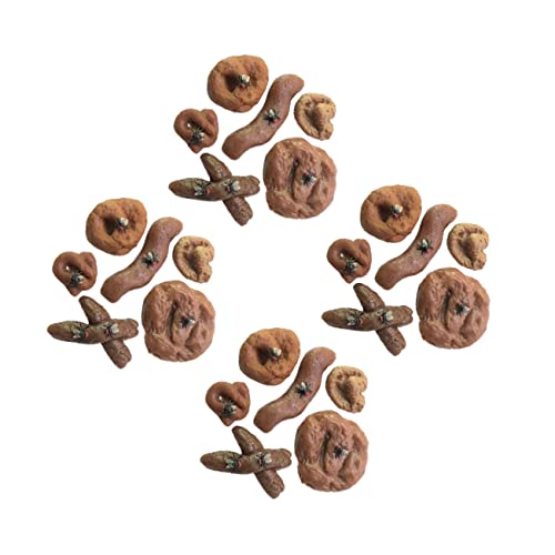 TOYANDONA 24st Simulierter Hocker Poo Gefälschte Requisite Simulation Gefälschter Spielzeuge Gefälschte Spielzeuge Lustige Gefälschte Poop Simulation Poop- Fake Poop Streich Sack von TOYANDONA