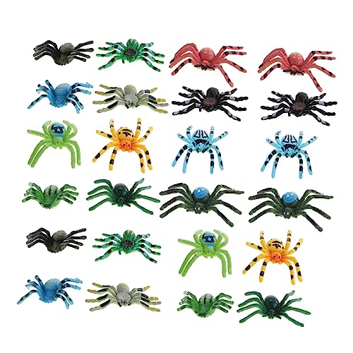 TOYANDONA 24st Spinnenmodell-Ornamente Kleine Spielsachen Meerschweinchenkäfig Für Den Innenbereich Scheune Mini-Dekoration Fussel Halloween Lebensechte Spinnenfiguren PVC TOYANDONA 24st Spinnenmodell-Ornamente Kleine Spielsachen Meerschweinchenkäfig Für Den Innenbereich Scheune Mini-Dekoration Fussel Halloween Lebensechte Spinnenfiguren PVC von TOYANDONA