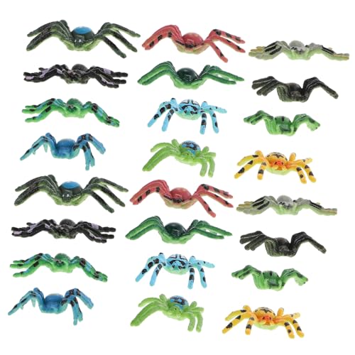 TOYANDONA 24st Spinnenmodell-Ornamente Streichspielzeug Kleine Spielsachen Scheune Halloween Mini-Dekoration Spielzeugratte Meerschweinchenkäfig Für Den Innenbereich Cartoon- PVC TOYANDONA 24st Spinnenmodell-Ornamente Streichspielzeug Kleine Spielsachen Scheune Halloween Mini-Dekoration Spielzeugratte Meerschweinchenkäfig Für Den Innenbereich Cartoon- PVC von TOYANDONA