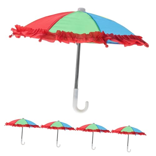 TOYANDONA 25 STK Regenschirm-Modell Puppenhaus-Regenschirm Mini Regenschirm Selber Machen Mini-Regenschirm-dekor Miniatur-Regenschirm-dekor Mini-Sonnenschirm Niedlich Plastik Kind Geschenk von TOYANDONA
