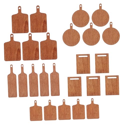 TOYANDONA 25 Stück Kleine Schneidebretter Aus Holz Mini Puppenhaus Zubehör Holz Puppenhaus Miniaturen Puppenhaus Küchenzubehör Hellbraun TOYANDONA 25 Stück Kleine Schneidebretter Aus Holz Mini Puppenhaus Zubehör Holz Puppenhaus Miniaturen Puppenhaus Küchenzubehör Hellbraun von TOYANDONA